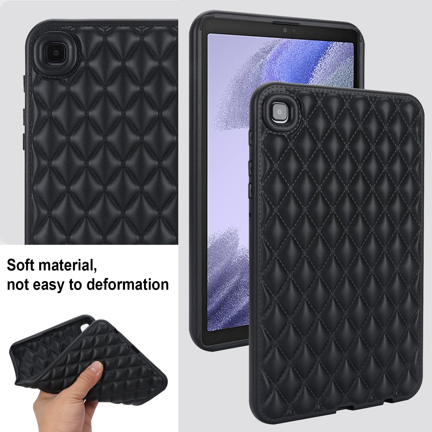 For Samsung Galaxy Tab A7 Lite 8.7-inch T225 T220 Rhombus Pattern Protective Case Soft TPU Tablet Back Shell For Samsung Galaxy Tab A7 Lite 8.7-inch T225 T220 Rhombus Pattern Protective Case Soft TPU Tablet Back Shell